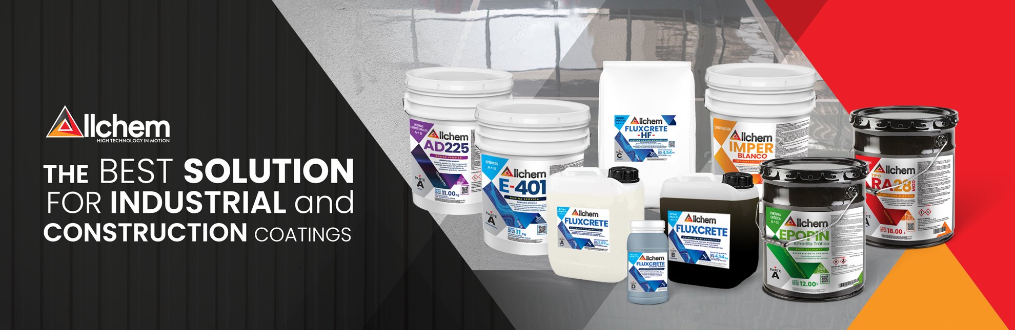 Allchem, supplier of industrial flooring, adhesives, and coatings in Mexico